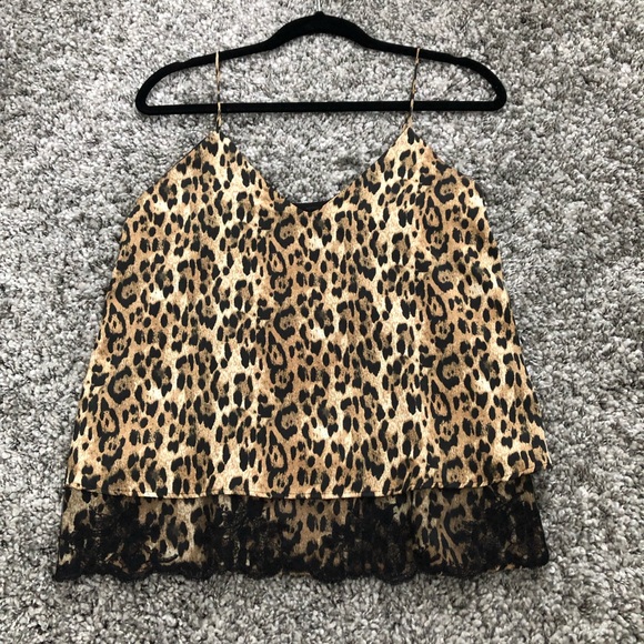 Zara Tops - Zara Leopard Cami